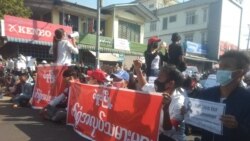 ပဲခူးမြို့ သပိတ်လှုပ်ရှားသူတွေကို ရှာဖွေဖမ်းဆီးနေ