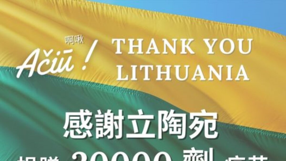 立陶宛遭中国经贸打压 希望台湾向立陶宛开放市场