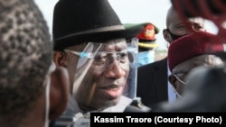 L'ancien président du Nigeria Goodluck Jonathan est le médiateur désigné par la CEDEAO à Bamako. (Photo Kassim Traoré)