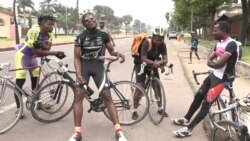 Ba cyclistes ya RDC bazonga nsima na molongo mpo mbulamatari ebwakisa bango