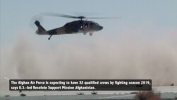 US-Trained Afghan Black Hawk Pilots Ready to Engage