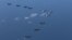 Các máy bay F-15 và F-2 của Nhật thao dượt chung với các máy bay F-35B của Mỹ gần đảo Kyushu, Nhật (ảnh tư liệu).