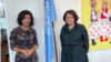 Rina Amiri (left) with U.N. Undersecretary General for Political and Peacebuilding Affairs Rosemary DiCarlo. (Courtesy Amiri’s X). 