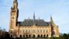 FILE - A view of the Peace Palace housing the World Court in The Hague, Netherlands.