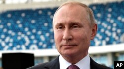 FILE - Russian President Vladimir Putin.