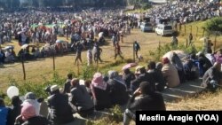 ኣብቲ ዝተጽውዐ ሰለማዊ ሰልፊ ዝተረኽቡ ነበርቲ ከተማ ደሴ