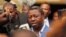 FILE - Togo's Faure Gnassingbe speaks to media in Lome, Togo, April 25, 2015.
