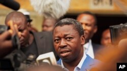 Le president Faure Gnassingbé du Togo, 25 avril 2015.