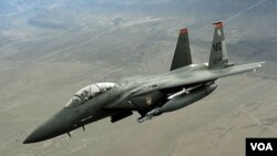 Pesawat tempur F-15 yang akan dijual AS kepada Saudi Arabia.