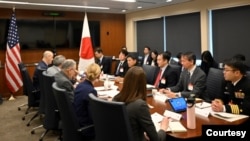 미국과 일본이 지난 18일 워싱턴 국무부 청사에서 확장억제대화(EED)를 개최했다. (일본 외무성 제공)