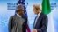 U.S. Secretary of State John Kerry meets with Nigerian President Muhammadu Buhari at the Nuclear Security Summit at the Walter E. Washington Convention Center in Washington, March 31, 2016.