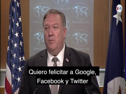 Pompeo sobre compañías y China