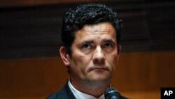 El juez brasileño Sergio Moro, fue quien condenó a Lula da Silva en 2017 por cargos de sobrono.