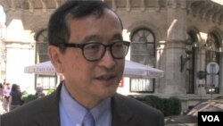 Nhà lãnh đạo đối lập Campuchia Sam Rainsy