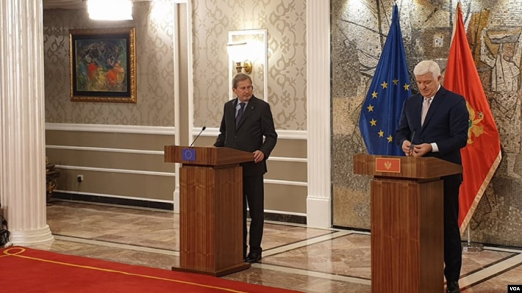 Komisioneri Hahn, shqetësim për gjendjen e mediave në Mal të Zi