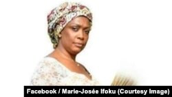 Marie-Josée Ifoku, l'unique femme candidate à la présidentielle en République démocratique du Congo, sur une photo publiée le 21 août 2018. (Facebook/Marie-Josée Ifoku)