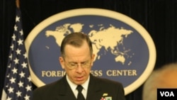 El jefe del Estado Mayor Conjunto de Estados Unidos, almirante Michael Mullen