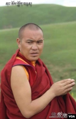 西藏僧人格桑益西(美国之音藏语组提供)