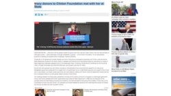 Aumenta polémica sobre Fundación Clinton