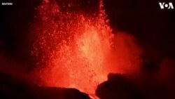 New Vent in La Palma Volcano Produces Lava Jets