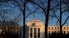 FILE PHOTO: The Federal Reserve building is seen in Washington, DC