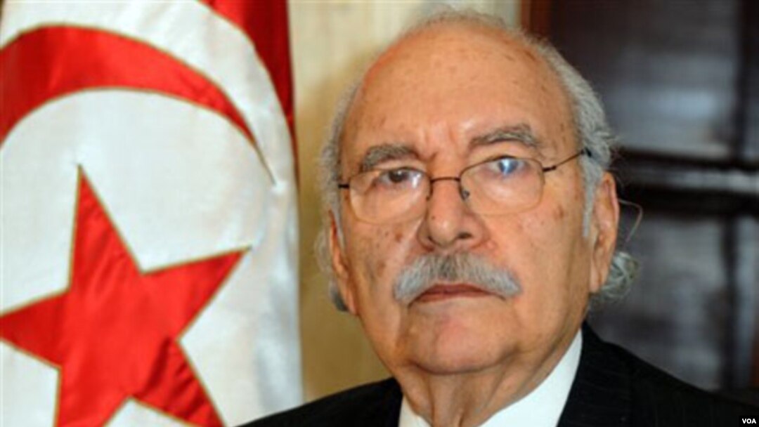 Ketua Parlemen Fouad Mebazza dilantik sebagai Presiden sementara Tunisia, Sabtu, 15 Januari 2011.