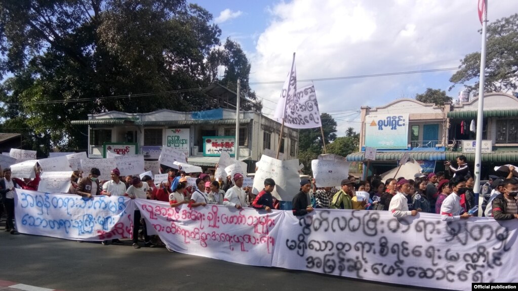 kachin protest (Kachin Youth Movement)