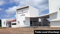Edifício do Governo distrital de Muidumbe, Cabo Delgado, Moçambique. Abril 2020