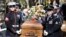 FILE —A military honor guard carries the casket of late US First Lady Rosalynn Carter from the Jimmy Carter Presidential Library and Museum on route to an afternoon memorial service, at Emory University’s Glenn Memorial Church, in Atlanta, Georgia, U.S., November 28, 2023.