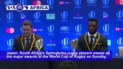 VOA60 Africa - South African Rugby Captain’s Win Unites Divided Nation