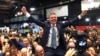 Fine Gael politician Paschal Donohoe celebrates with supporters at RDS, the Royal Dublin Society, after voters went to the polls during Ireland's election in Dublin, Dec. 1, 2024.