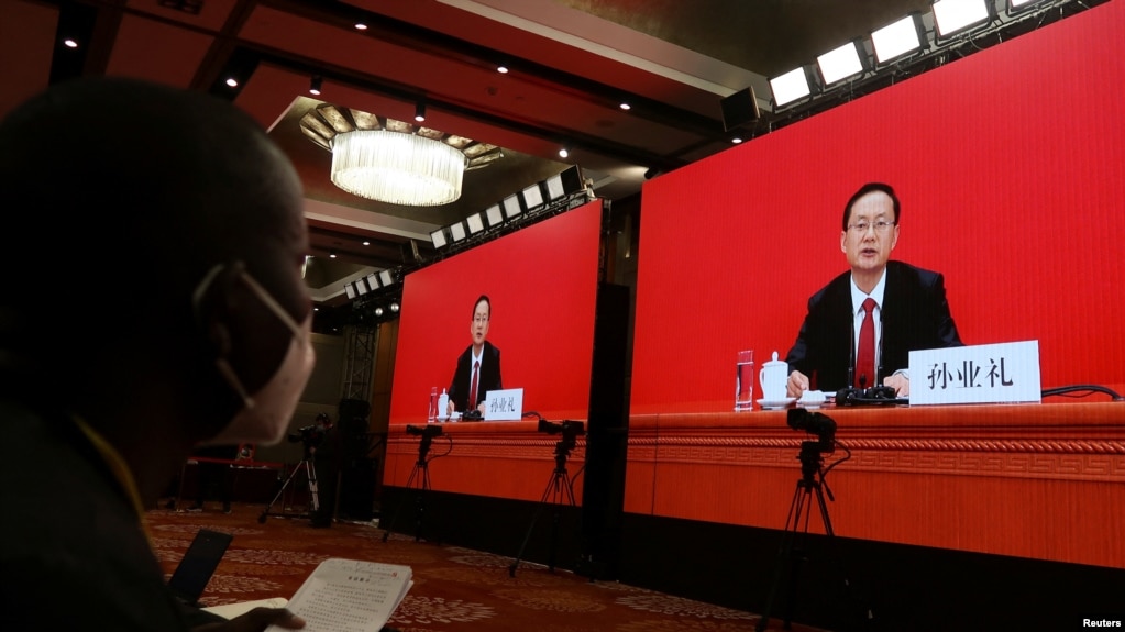 Phát ngôn viên Đảng Cộng sản Trung Quốc Tôn Nghiệp Lễ (Sun Yeli) phát biểu tại cuộc họp báo hôm 15/10 về Đại hội đại biểu toàn quốc lần thứ 20 của Đảng Cộng sản Trung Quốc diễn ra từ 16-22 tháng 10/2022.