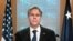 Menteri Luar Negeri AS Antony Blinken mengadakan briefing media tentang Afghanistan, di Departemen Luar Negeri, di Washington, AS, 25 Agustus 2021. (Foto: Alex Brandon via REUTERS)