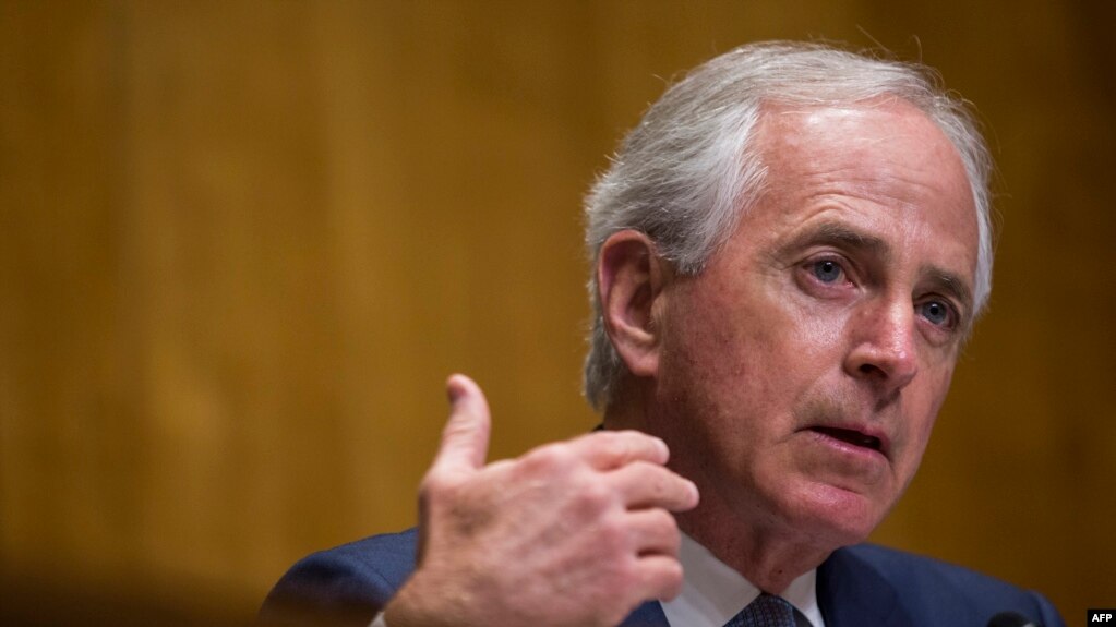 Thượng nghị sỹ Bob Corker đang thúc đẩy thông qua một dự luật để ràng buộc Tổng thống Trump về các chính sách thương mại