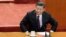 中国国家主席习近平在北京人大会堂参加纪念中国改革开放40年的纪念会。(2018年12月18日)
