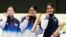 공기권총 10m 여자 결선에서 우승한 오예진(가운데)과 각각 은메달과 동메달을 딴 김예지(왼쪽), 인도의 마누 바커. 