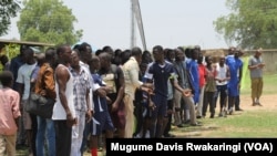 A crowd watches one of the matches at the inaugural Corporate League in Juba.