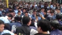 港警周三强行清场拘捕学生领袖
