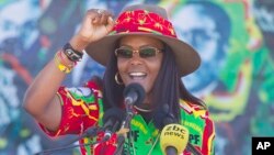 La première dame du Zimbabwe Grace Mugabe à Bulawayo, 21 juillet 2017. 