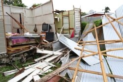 Athari za kimbunga Elsa kilipopita St. Michael, Barbados Julai 2, 2021. REUTERS/Nigel Browne