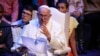 Pope Francis speaks as he meets with students of the Louvain Catholic University in Ottignies-Louvain-la-Neuve, Belgium, Sept. 28, 2024