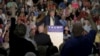 Donald Trump dalam sebuah acara kampanye di Rochester, New Hampshire, Kamis (17/9).