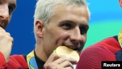 El nadador estadounidense Ryan Lochte ganó una medalla de oro en los Juegos Olímpicos de Río de Janeiro.