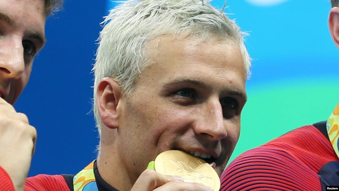 Ryan Lochte, salah satu perenang AS yang diduga 'mengarang' cerita bohong soal terjadinya perampokan di arena olimpiade (foto: dok).