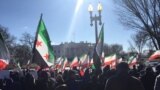 <div>تجمع سازمان جوامع ایرانیان آمریکایی مقابل کاخ سفید، واشنگتن</div>
