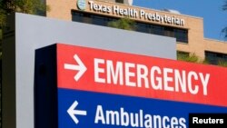 Texas Health Presbyterian Hospital di Dallas, Texas, AS.