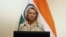 U.S. Secretary of State Hillary Clinton pauses during a joint news conference with India's Foreign Minister Somanahalli Mallaiah Krishna (unseen) in New Delhi May 8, 2012. 