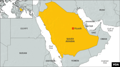 Saudi arabia map