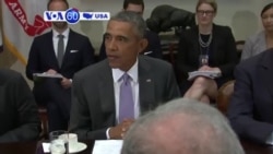 VOA60 America - President Obama secured a partial victory on the Iran nuclear accord - September 11, 2015