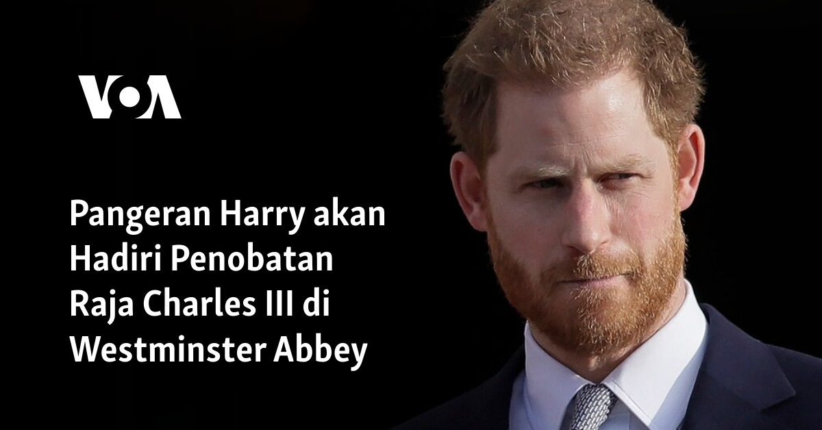 Pangeran Harry Akan Hadiri Penobatan Raja Charles Iii Di Westminster Abbey